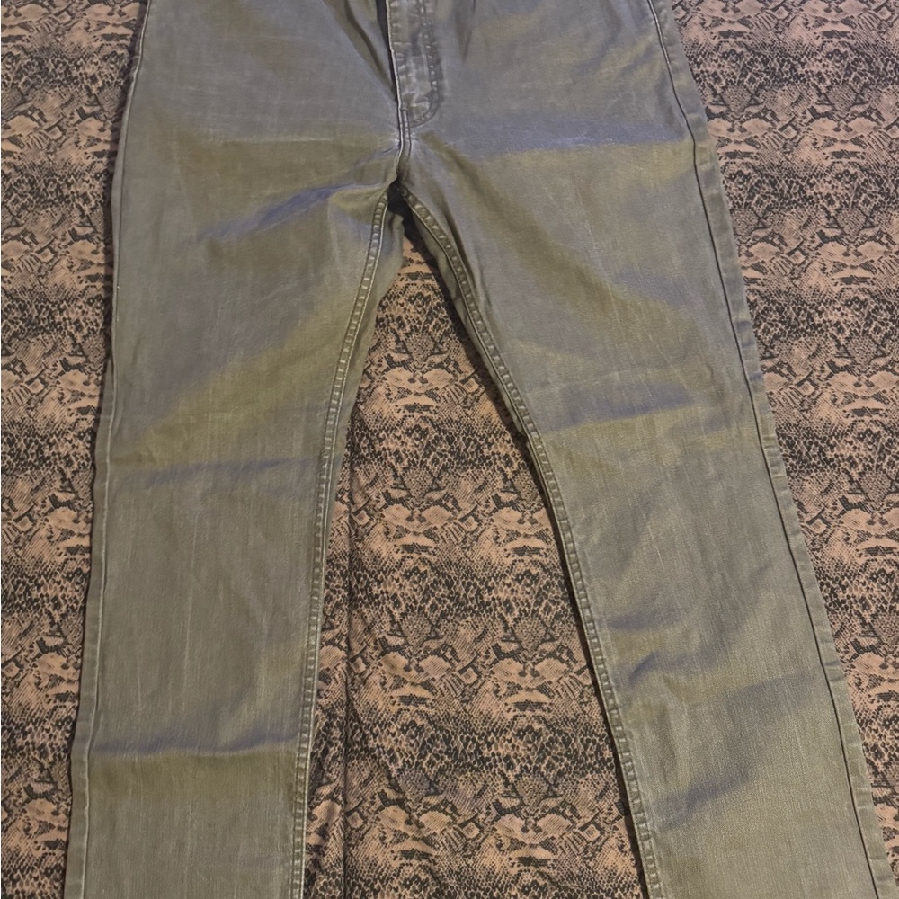 Men's Skinny Jeans in Olive